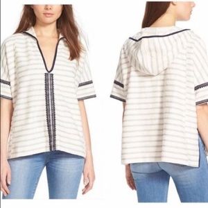 Madewell embroidered terry cloth cover up